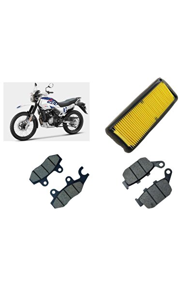 MOTOHANE Hero X-pluse 200 Cross Bakım Seti Ön-Arka Balata Ve Hava filtresi (2...