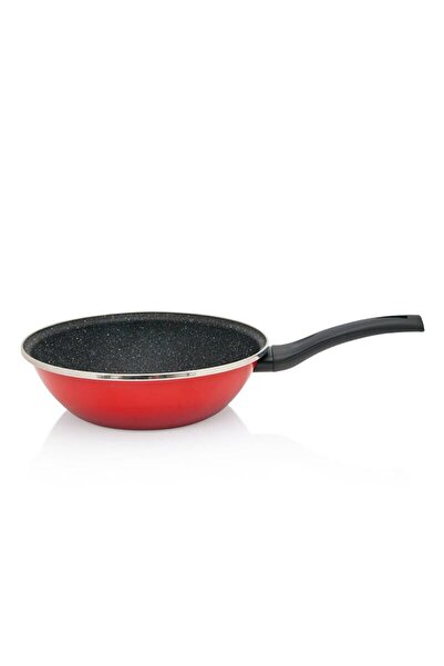 Metalac Wok 3.5l Granit Induction ροζέ Metalac, 28 εκ.