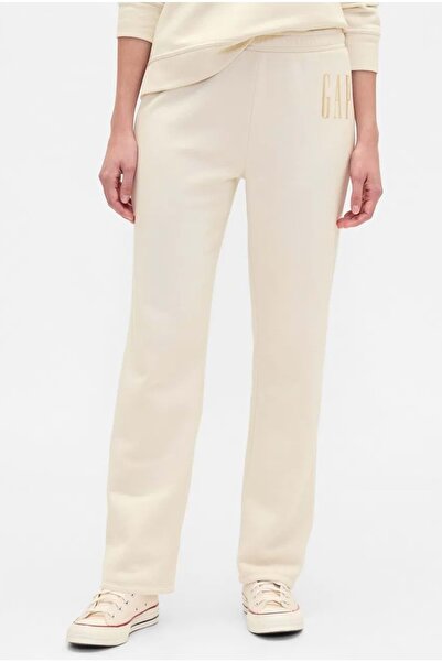 GAP Doorbuster Logo Pull-On Slim 800432 Kadın Eşofman Altı BEJ