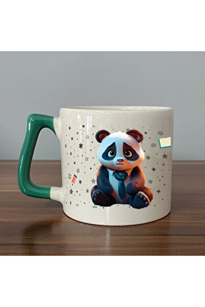 Kırtasiye Ofisi الباندا الحزينة - المهنة: معلم، كوب هدية للمهنة الرئيسية بمقب...