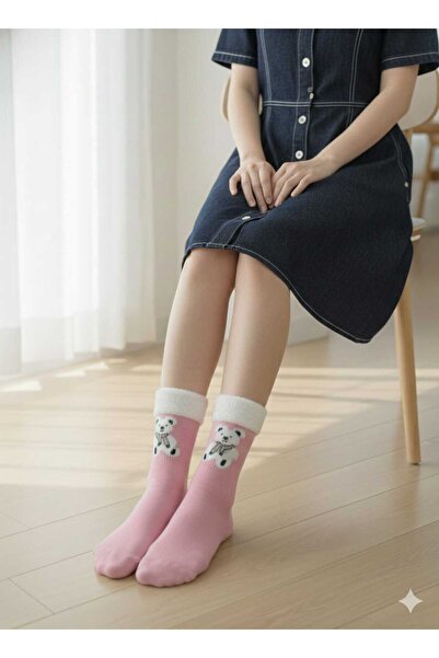 NESA 2' جوارب نسائية معطرة بنمط دمية الدب