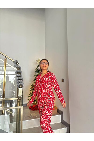 Marka Winter Dream Front Buttoned Pajama Set