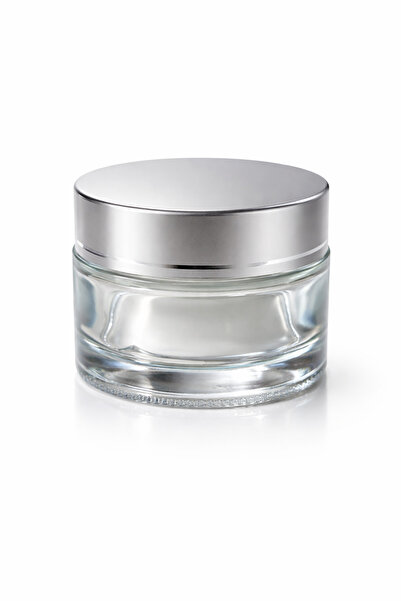 makrobay 10 Pieces 50 ml Luxury Glass Cream Jars - Empty Cosmetic, Ointment and Box Set with Leakproof Lids