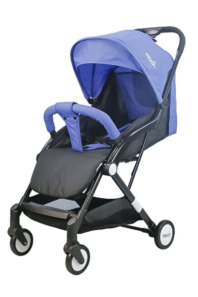 Moon عربة أطفال صغيرة الحجم - أزرق سماوي