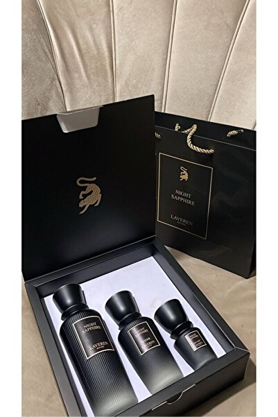 LAVERGNE مجموعة عطور لفرين الشهيره 3 تتكون من 200 ملي و 100 ملي و30 ملي