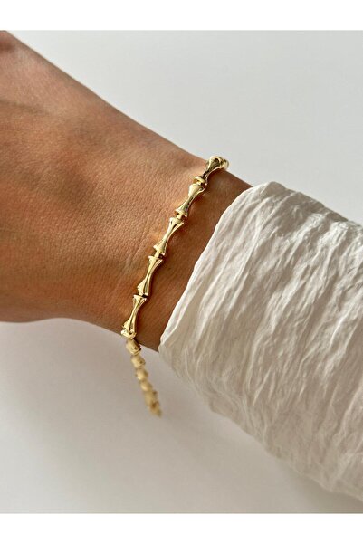 Charmist 14K Çelik Üzeri Altın Kaplama Özel Seri Bileklik