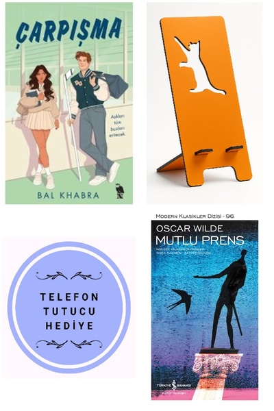 TÜRKİYE İŞ BANKASI KÜLTÜR YAYINLARI Çarpışma + Bal Khabra + Mutlu Prens + Tel...