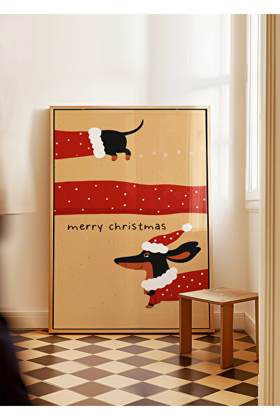 ARTHOUSECOLLECTIVE Merry Christmas - Unframed Poster in Table Dimensions