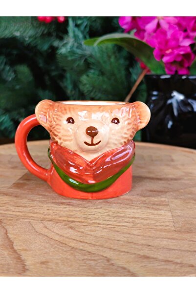 Madame Coco Paddington Bear Espresso Cup Salmon - 75 ml - 1 Piece