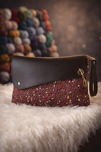 MAZSAY El örgüsü Yakamoz model Makrome Çanta