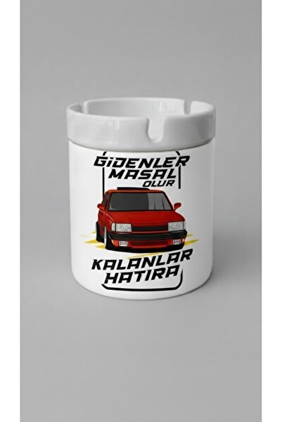 sartre art "Tofaş Tofaşk" Tasarımlı Hediyelik Kokusuz Söndür At Küllük Kül Ta...