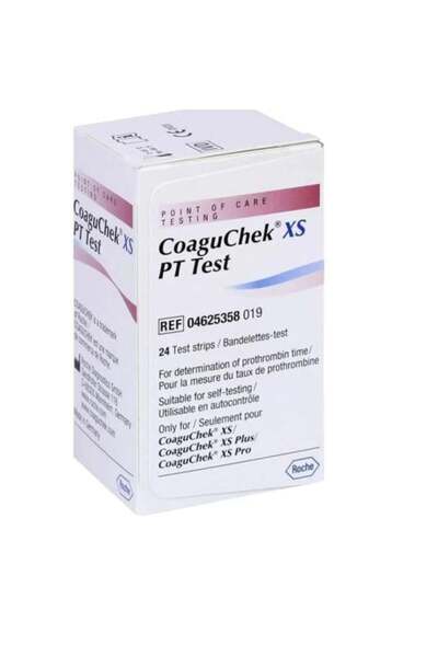 COAGUCHEK شرائط تحليل السيوله في الدم عبوة 24 حبه