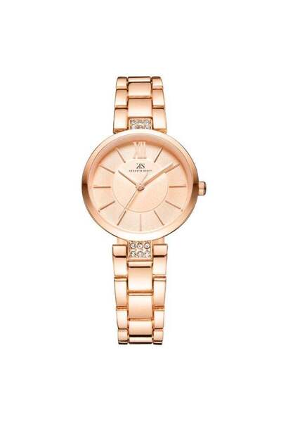 Kenneth Scott Women's Watch with Rose Gold Dial - K23533-RBKK
