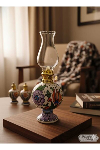 FMG GRUP Çini Geleneksel Özel Tasarım Gaz Lambası