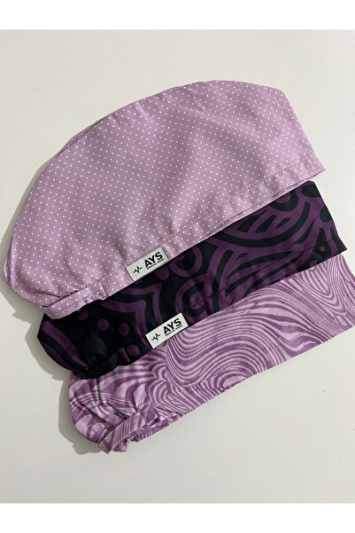 AYS 3'Lü Hemşire Doktor Cerrahi Geniş Kalıp Poplin Pamuklu Medikal Bone Aşçı ...