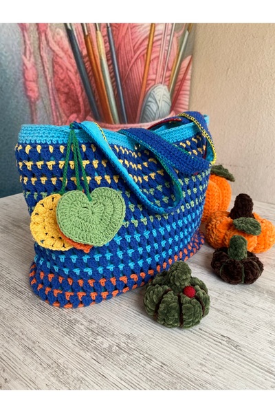Handmade El örgüsü çanta
