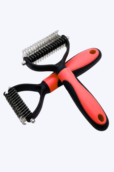 Petolojim Plastik Saplı Metal Kedi Köpek Bakım Kıtık Tüy Topak Açıcı Tarak