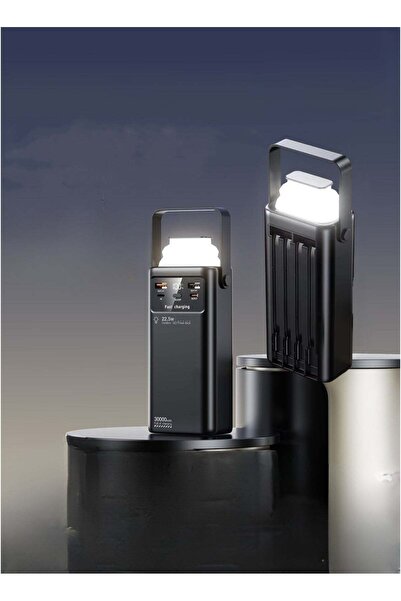 Jastech بنك طاقة بسعة 30000 مللي أمبير مع شاشة رقمية وشحن سريع بقدرة 22.5 واط