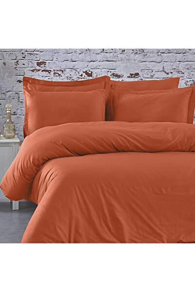 Sabia 100% Cotton 62 Thread Count 180X200 cm King Size Duvet Cover Set with Elastic Sheet Suitable for Height +37 cm