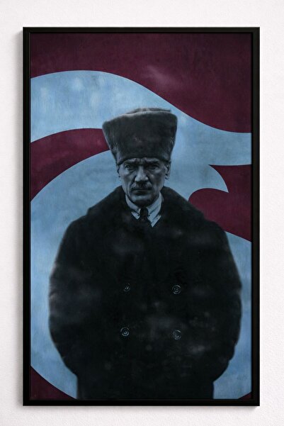BuzzDesigns ATATÜRK Temalı Trabzonspor Posteri (Çerçeveli)