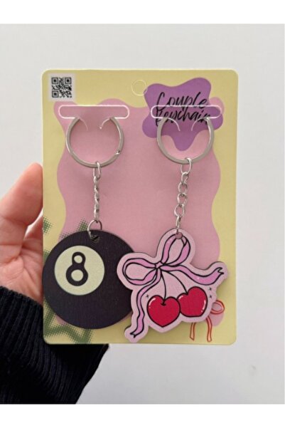 Mansura سلسلة مفاتيح ريبون إيت بول 2li