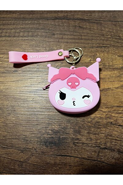 gülümse gel Kız Çocuk Kuromi Silikon Cüzdan Bozuk para cüzdanı Çanta Süsü Cha...