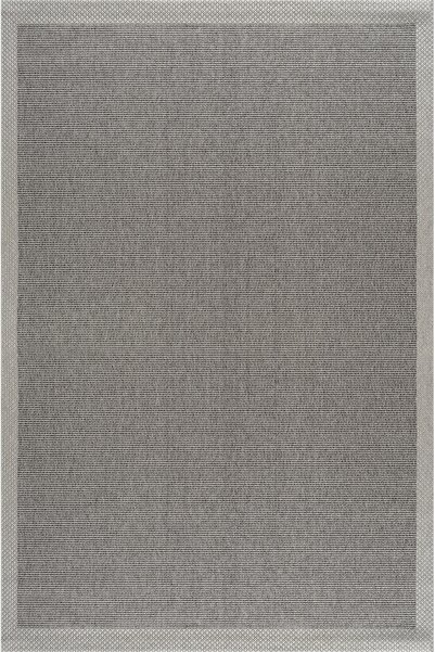 Halı Sepeti Woolhome Naturel Sisal 2002 Antrasit Gri Kolay Temizlenebilen Kay...