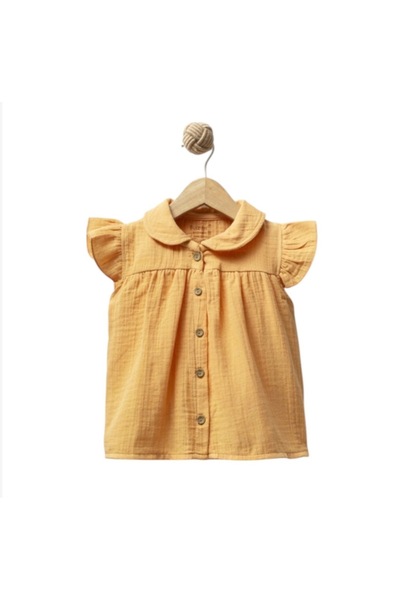 by bubbles Muslin Baby Collar Baby Girl Dress