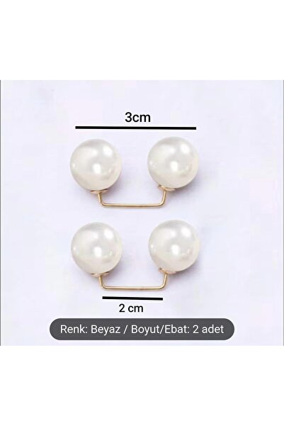 Bacoss مشبك متعدد الأغراض للملابس مع إبرة، مصنوع من اللؤلؤ، يُستخدم كحزام أو ...