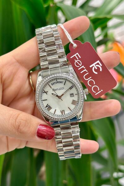 Ferrucci Steel Cord Waterproof Guaranteed Women's Wristwatch
