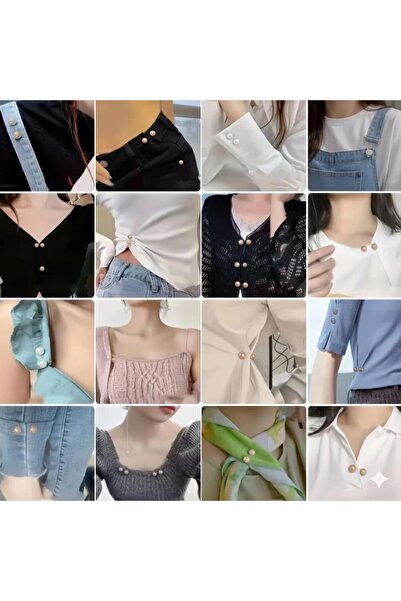 Bacoss Multi-Purpose Pearl-Embellished 2-Piece Reduction-Scarf-Belt-Shawl Nee...