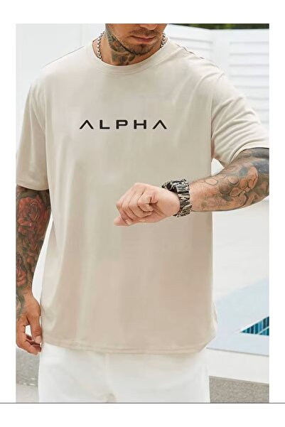 oneagılyazı Unisex Alpha Printed T-shirt