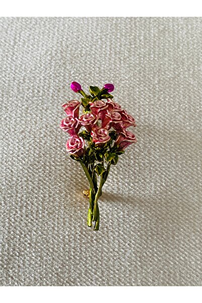 Neel butik Gül Buketi Broş