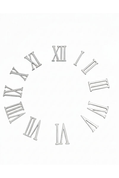 PAŞAOĞLU PLEKSİ 5 cm 1m kalınlık yapışkanlı Pleksi Rome Rakamları,Duvar saati...