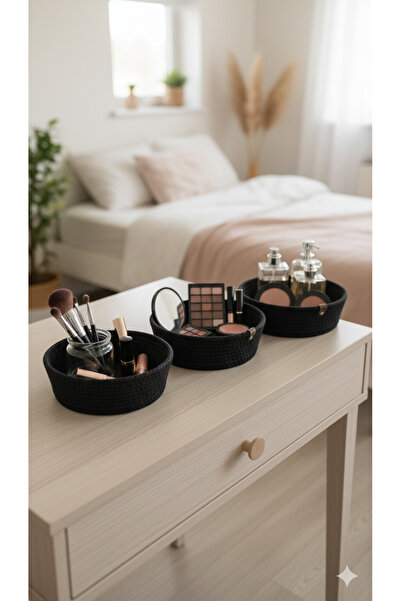 ARSLANER HOME Üçlü Sepet Takımı, Organizer Sepet, Düzenleyici Sepet, Hediyeli...