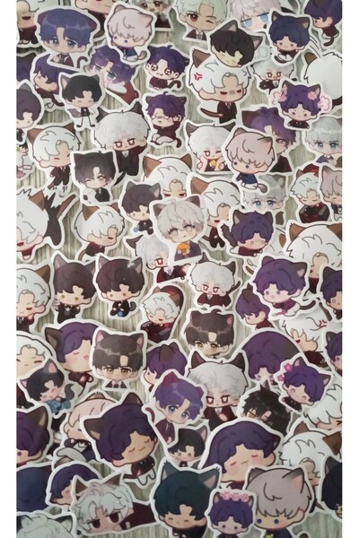 Atölye Moonlit Love and Deepspace Kedi Sticker Seti (80 adet)