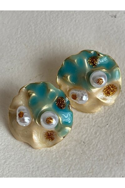 BHR AKSESUAR أقراط ريترو من أتين إينلي (2.3 سم)