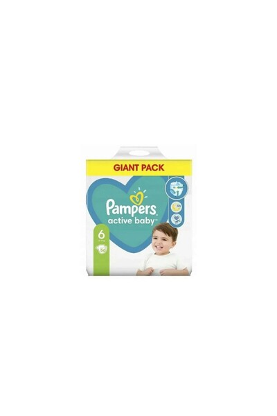 Pampers NEW GIANT PACK NR6 15/13-18KG 56PCS