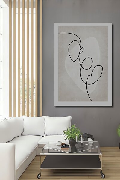 Teona Ahşap Minimalist Portre Çizgi Sanat Ahşap Dekoratif Ev,Antre,Salon,Ofis...