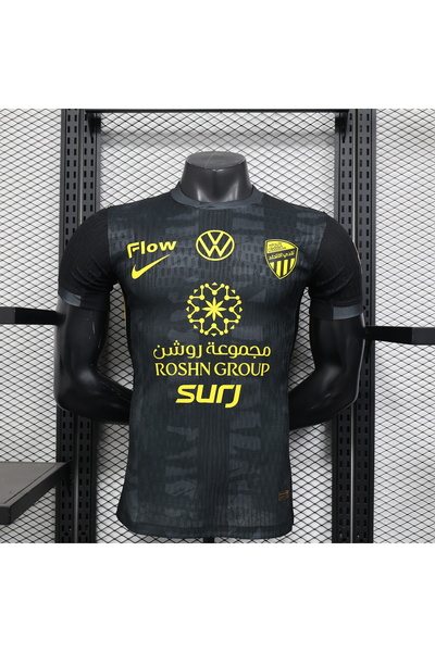 DM1 Al-Ittihad Black T-Shirt, Men's Players Category | Jumbo 25-26