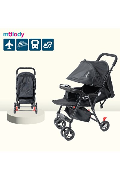molody Lightweight Foldable Baby Stroller 2-in-1 Travel System with Reclining...