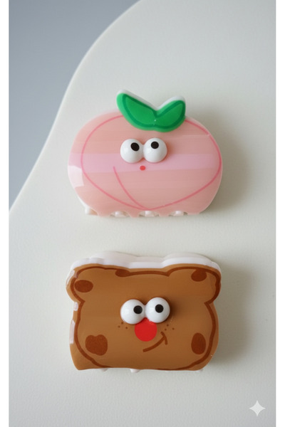 Renkli kids Drăguț set de 2 catarame pentru copii de mărime medie, model nou