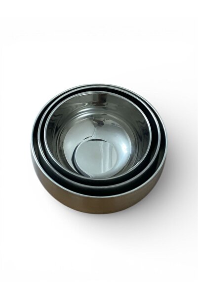 EZAHOME 3-Piece 304 Quality Double Wall Bowl 14-16-18cm