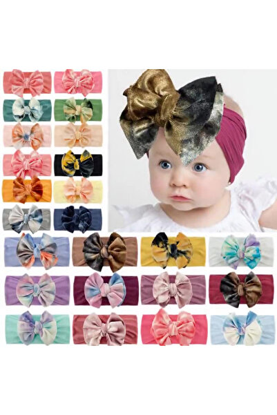 Superbaby Bentita lata cu fundita din catifea