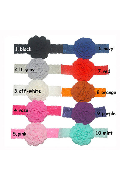 Superbaby Lace headband with flower