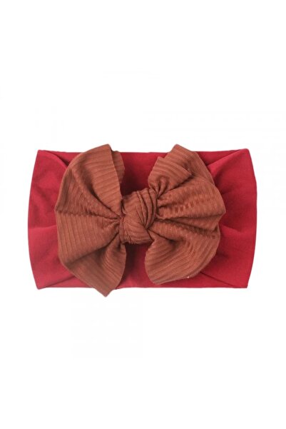 Superbaby Bentita visinie lata cu funda striata aplicata