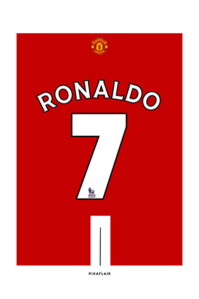 Pixaflair - Cristiano Ronaldo - Çerçevesiz Poster