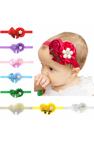 Superbaby Bentita cu fundita cu paiete si perlute