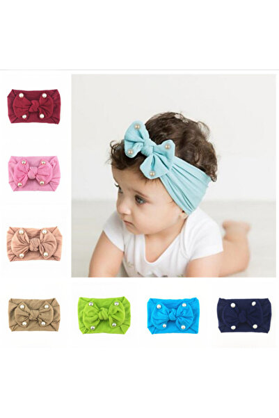 Superbaby Bentita lata cu perlute aplicate