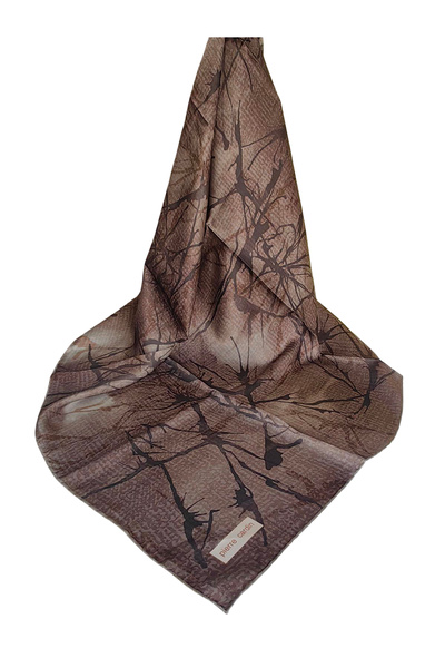 Pierre Cardin Silk Crepe Satin Scarf 2026 Winter Season 9080230-331